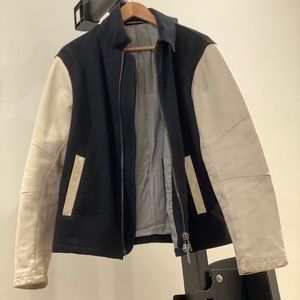 Emporio Armani bomber leather jacket
